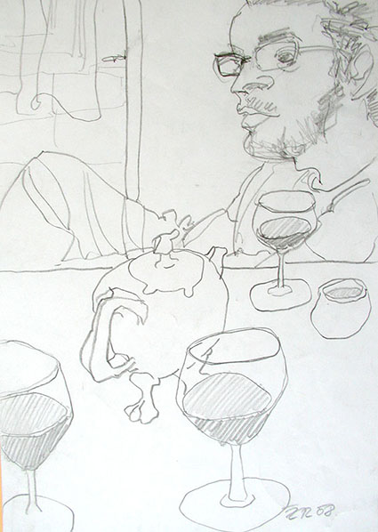 skleničku vína prosím..